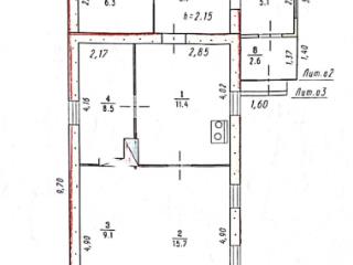 1-этажный дом, 65 м², 3 сотки