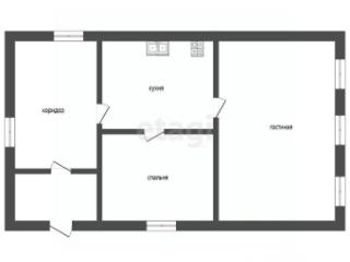 1-этажный дом, 59.9 м², 13 соток