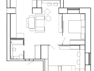 Студия, 63.6 м², 3/4 этаж