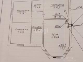 1-этажный дом, 86.6 м², 3 сотки