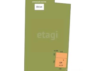 1-этажный дом, 24.2 м², 10.6 соток