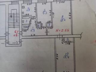 3-комн. квартира, 58.5 м², 5/5 этаж