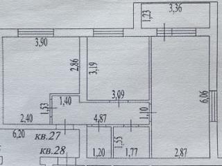 2-комн. квартира, 51.4 м², 1/3 этаж