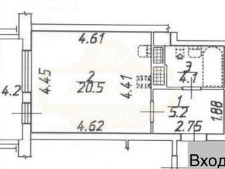 Квартира, 30 м², 22/22 этаж