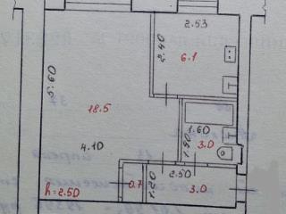 1-комн. квартира, 31.3 м², 5/5 этаж