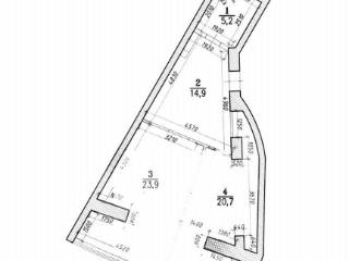 1-комн. квартира, 65.2 м², 1/6 этаж