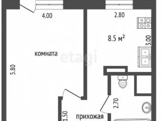 1-комн. квартира, 40 м², 11/14 этаж