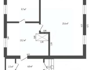 1-этажный дом, 48.5 м², 6 соток