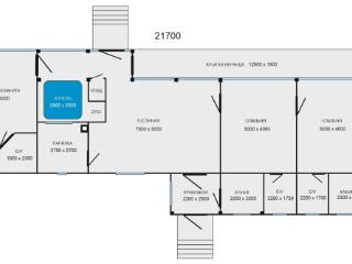 1-этажный коттедж, 131.9 м², 15 соток