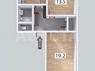 2-комн. квартира, 54.1 м², 5/5 этаж