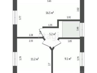 2-этажный дом, 84.3 м², 11.87 соток