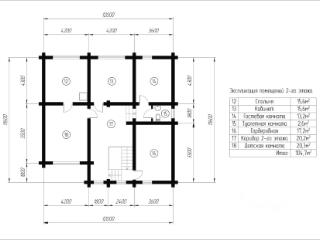 2-этажный дом, 222 м², 6 соток