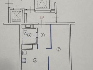 Студия, 44 м², 14/14 этаж