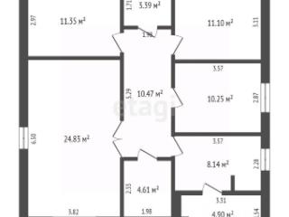 1-этажный дом, 94.5 м², 12.3 соток