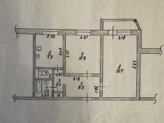 2-комн. квартира, 50.1 м², 5/5 этаж