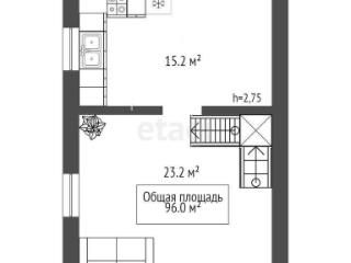 2-этажный дом, 96 м², 5.1 соток