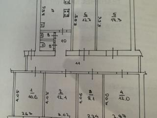 Комната, 12.1 м²
