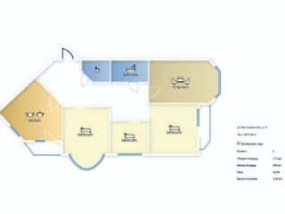 4-комн. квартира, 177 м², 14/16 этаж