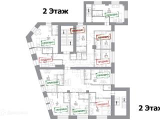 1-комн. квартира, 13.1 м², 3/4 этаж