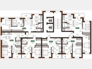 1-комн. квартира, 42.7 м², 12/14 этаж