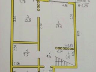 2-этажный коттедж, 124.8 м², 7.5 соток
