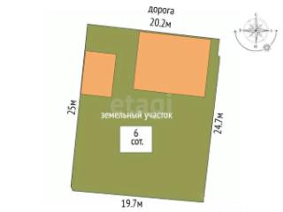 2-этажный дом, 139 м², 6 соток