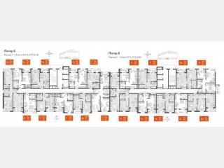 3-комн. квартира, 82.6 м², 17/24 этаж