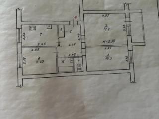 3-комн., Квартира, 61 м², 2/5 этаж