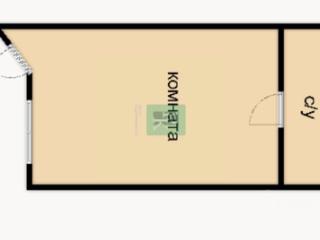 1-комн. квартира, 17.3 м², 1/2 этаж