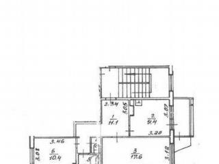 2-комн. квартира, 53 м², 3/5 этаж