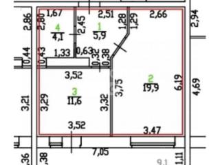 1-комн. квартира, 41.5 м², 13/18 этаж