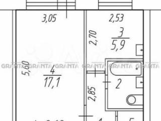 1-комн. квартира, 31 м², 5/5 этаж