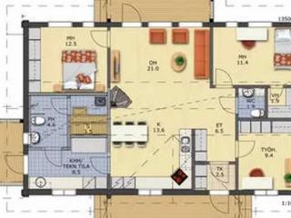  дом, 124 м², 14.7 соток