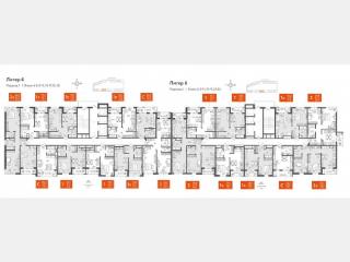 3-комн. квартира, 82.6 м², 17/24 этаж