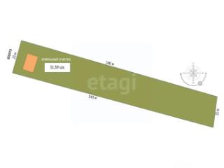 1-этажный дом, 27.4 м², 31 сотка