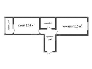 1-комн. квартира, 40.6 м², 2/19 этаж