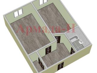 1-комн. квартира, 42 м², 1/4 этаж