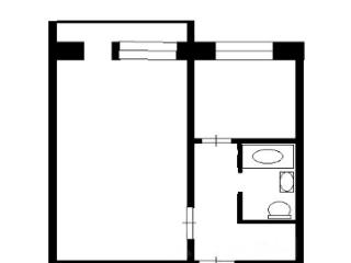 1-комн. квартира, 31 м², 3/5 этаж