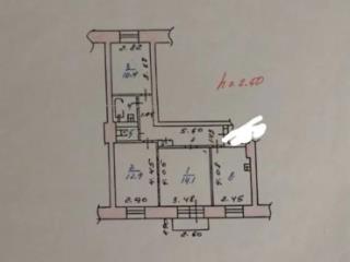 3-комн. квартира, 64 м², 5/5 этаж