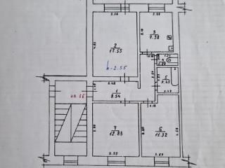 3-комн. квартира, 61.3 м², 3/5 этаж