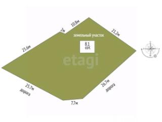 1-этажный дом, 30.8 м², 8.1 соток