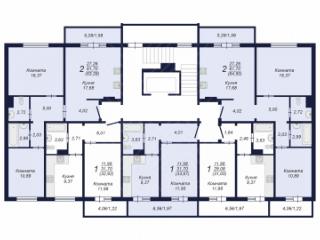 2-комн. квартира, 63.28 м², 9/10 этаж
