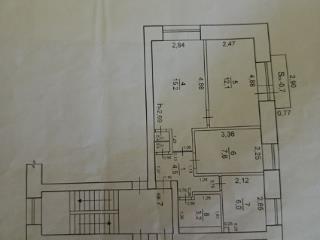 3-комн. квартира, 49 м², 3/3 этаж