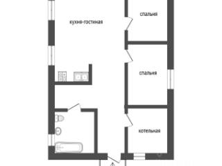 1-этажный коттедж, 114.9 м², 7.5 соток