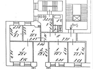 5-комн. квартира, 136.3 м², 2/6 этаж