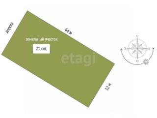 Земельный участок, 21 сотка