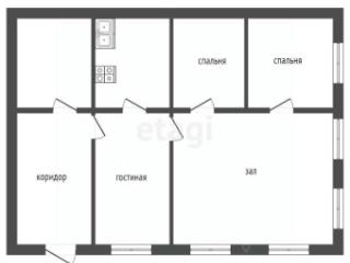 1-этажный дом, 44 м², 11 соток