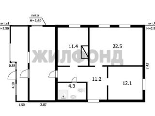  дом, 61.5 м², 35 соток