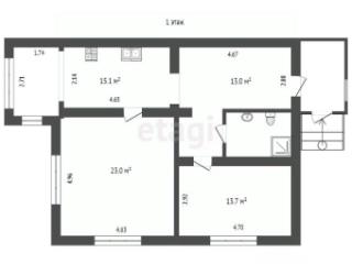 2-этажный дом, 73.7 м², 8.5 соток