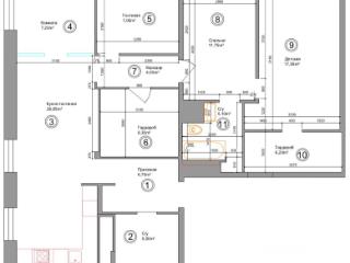 5-комн. квартира, 104 м², 17/17 этаж